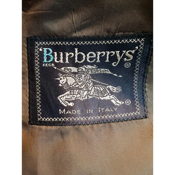 Burberry Vintage 80s Blazer 100% Wool Classic Fit Sz 8 US Made in Italy - Picture 3 of 13